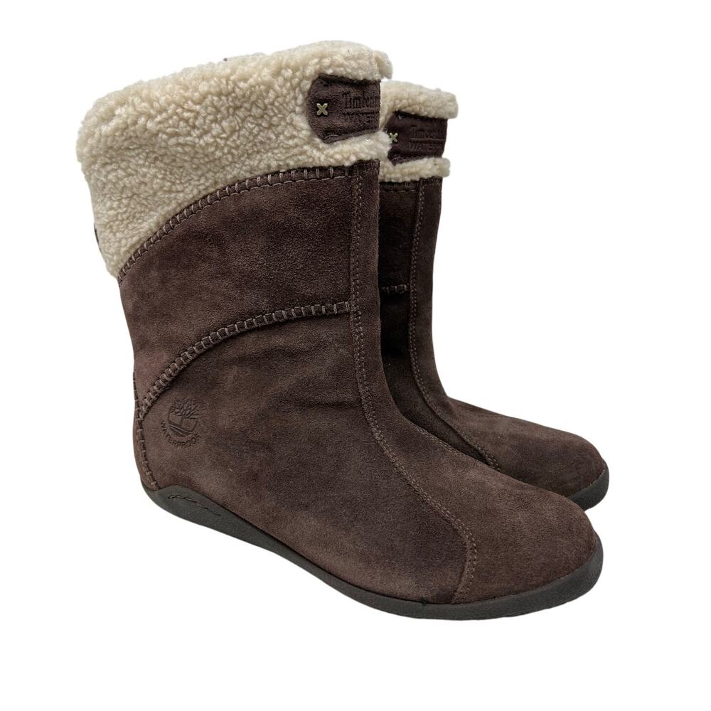 Timberland Earthkeepers Avebury Boots Waterproof Leather Boots in Brown 9.5
